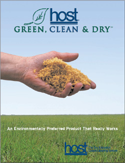 Host Green, Clean & Dry...An Environmentally Preferred Product That Really Works