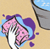 Rinse thoroughly with water
