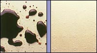 Motor oil spill