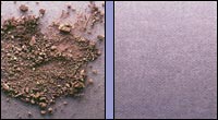Dry soil