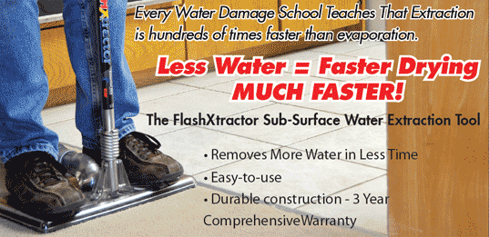 Less Water = Faster Drying MUCH FASTER!