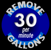 Remove 30 Gallons Per Minute