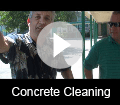 Orbot Cleaning Concrete Hallway