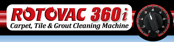 Rotovac 360i Carpet, Tile & Grout Cleaning Machine