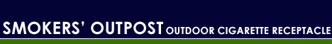 Smokers' Outpost Outdoor Cigarette Receptacle
