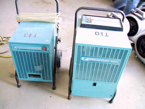 Used 110, 120 DriEaz Drizair Dehumidifiers