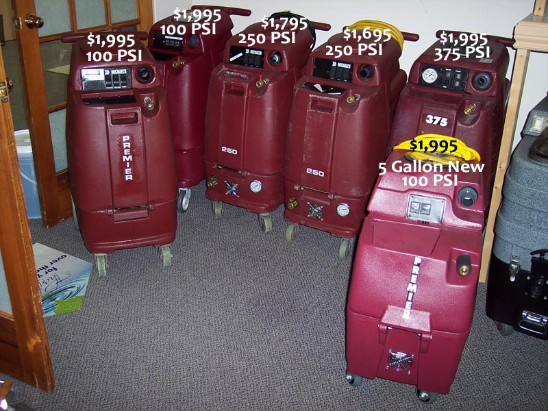 Michael's Carpet Cleaning Machines