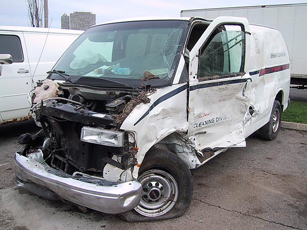 Wrecked Van