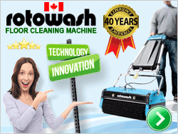 Hard Surface Floor Cleaning Machine - Rotowash