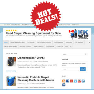 Used Carpet & Floor Cleaning Machines for Sale