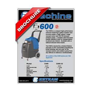 portable hot water extractor