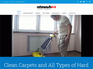 Rotowash Residential and Commercial Carpet and Floor Cleaning Machine