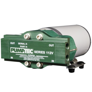 Pump Motor Set, 112V-085/M35-8, 120V, Buna, P-Valve, 4 - 1/4" Ports, Green