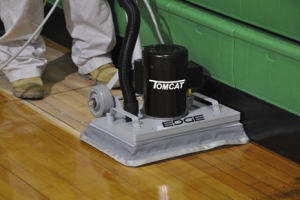 Screen Gymnasium Floors for easy Refinishing