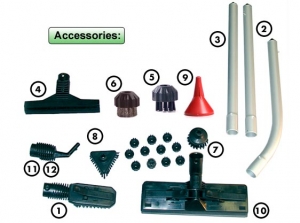 Hydro-Force Vapor Cleaning Machine Accessories