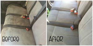 How to remove car upholstery stains