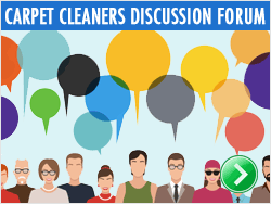 Carpet Cleaners Discussion Chat Forum