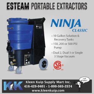 commercial carpet cleaning machines for sale - esteam ninja classic