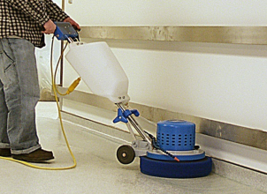 commercial baseboard cleaning machine