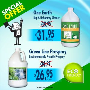 environment friendly carpet and upholstery cleaning products
