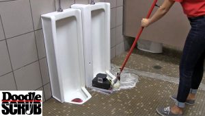 commercial janitorial cleaning washroom floors