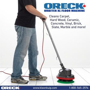 oreck orbiter xl pro cleans carpet hardwood ceramic vinyl brick slate and more