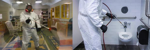 disinfecting spraying machine schools hospitals care homes recreation centres