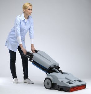 lindhaus lw46 hybrid battery electric floor scrubber drier machine