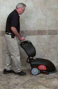 tile grout concrete vinyl floor scrubber cleaning machine gloss boss