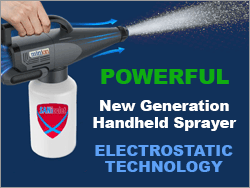 disinfectant spraying machine electrostatic technology minion