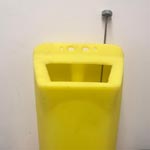 water tank for shampoo floor machine yellow 3 gallon