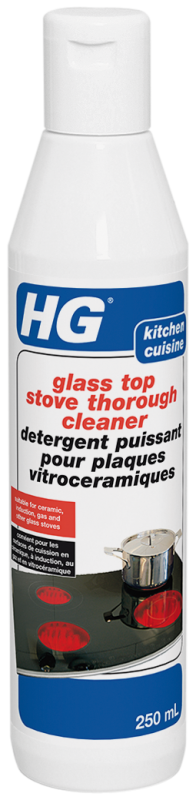 hg glass top stove thorough cleaner