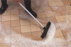 rubber squeegee floor