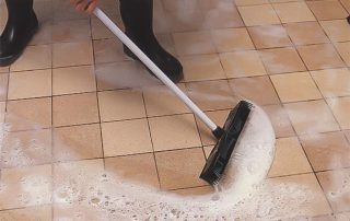 rubber squeegee floor