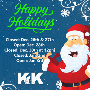 Happy Holidays from Kleen Kuip Supply Mart