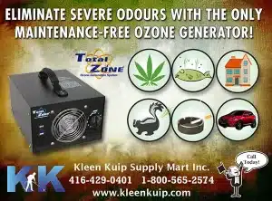 total zone ozone machines