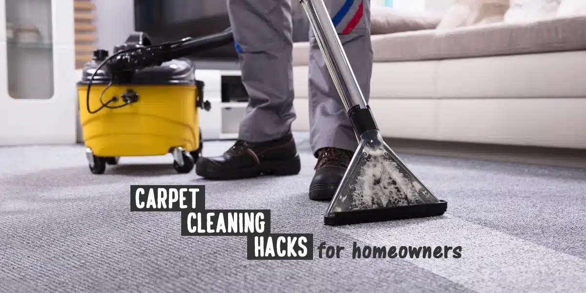 carpet cleaning hacks