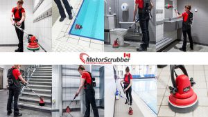commercial floor scrubber machine