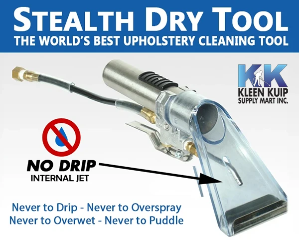 3.5 Enclosed Chamber Handheld Upholstery Cleaning Tool (No Overspray) —