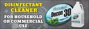 disinfectant cleaners