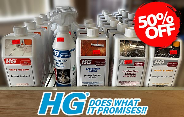 50% Off Selected HG Products