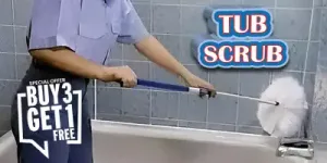 tub scrub bathroom cleaning tool