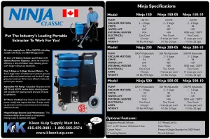 esteam ninja carpet cleaning machine