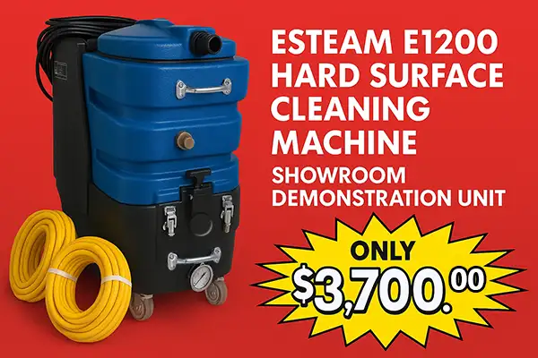 esteam e1200 hard surface cleaning machine