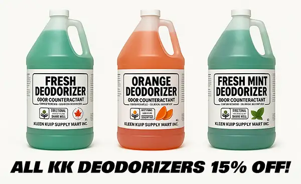 kk deodorizers 15% off