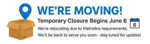 We're moving!