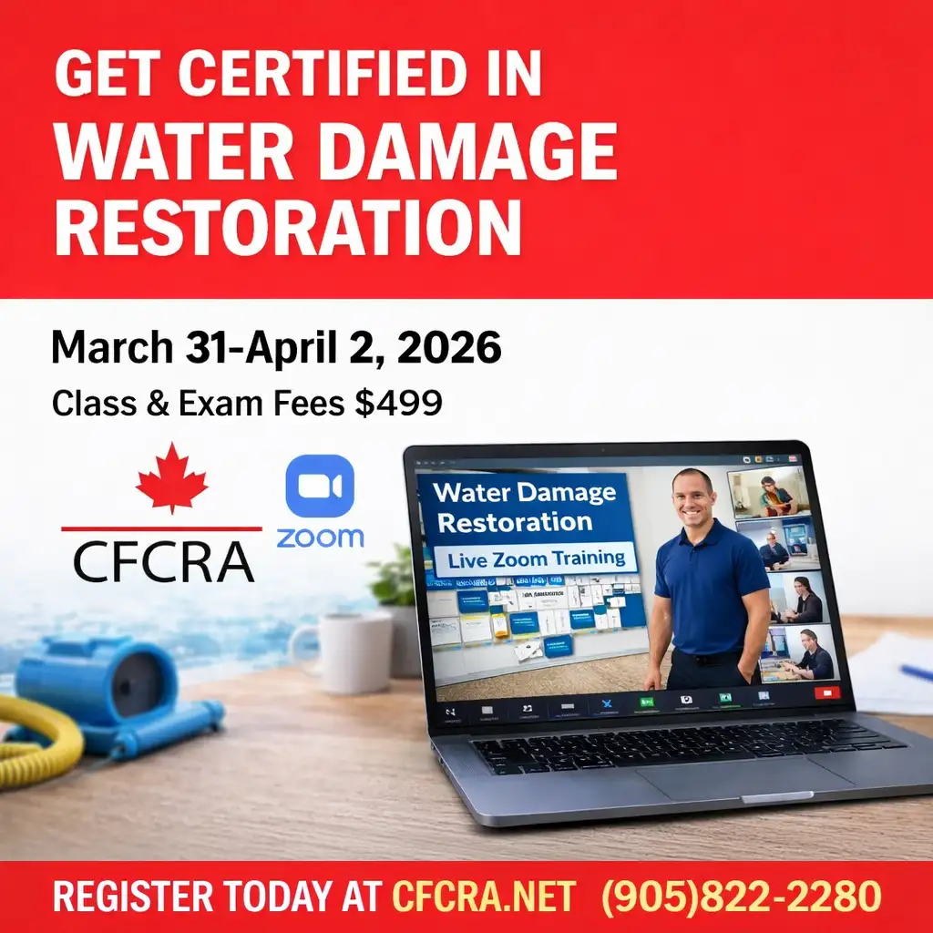 cfcra iicrc water damage certification