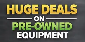 huge deals on pre-owned cleaning equipment