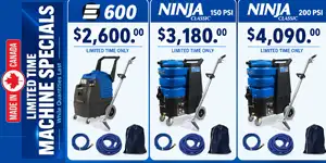 carpet cleaning machine specials